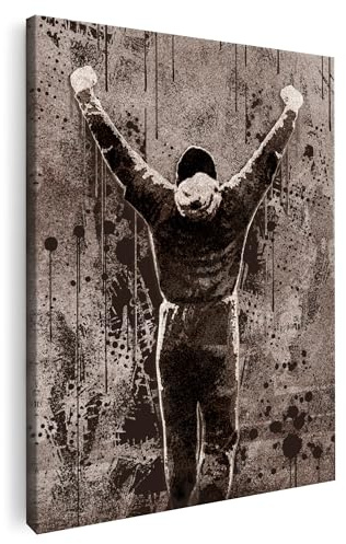 Artmazing | Buntes Rocky Bild Modern | S-Art Leinwandbild XXL für Wohnzimmer | Wandbild Deko | Poster für Wand