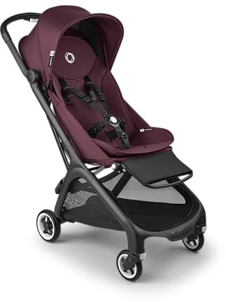 Bugaboo Butterfly - 1 Second Fold Ultra-Compact Stroller - Lightweight & Compact - Great for Travel (Dark Cherry)