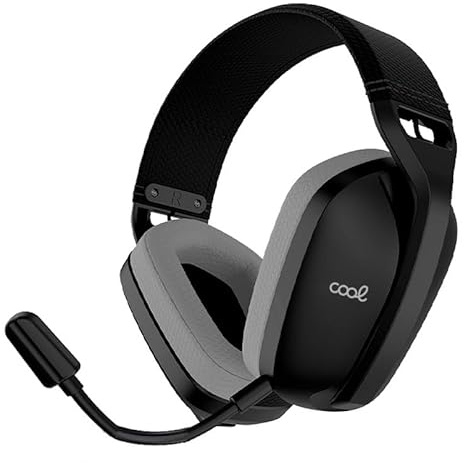Cool Auriculares Stereo PC / PS4 / PS5 Negro (3 en 1: Wireless/Bluetooth/Jack) Newton