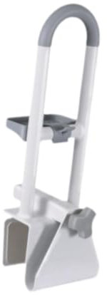 harayaa Bathtub Grab Bar Aluminum Alloy Anti Slip Bathtub Rail Tub Grab Bar for Disabled Elderly Handicap Seniors, B