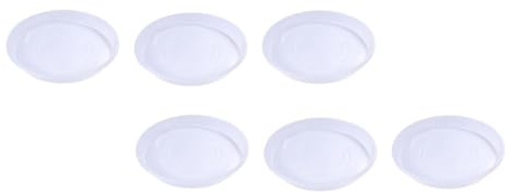 Toddmomy 6 Pezzi Sottovasi Trasparenti per Vasi Eleganti e Decorativi per Piante Cactus e Piccole Piante