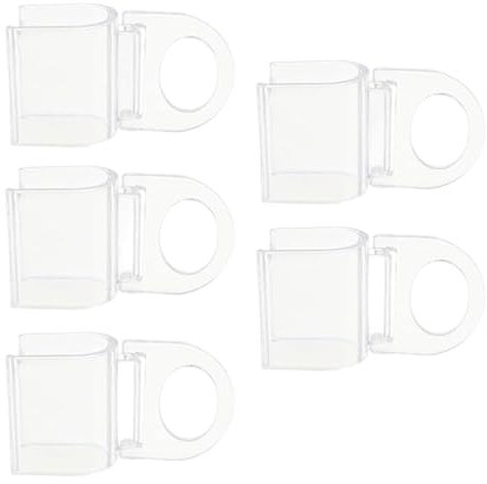 Amagogo 5 Pezzi di Ganci per Tende a Rullo a Forma di U, Ganci per Tende ad Anello, Morsetto di Sollevamento, per tapparelle per finestre