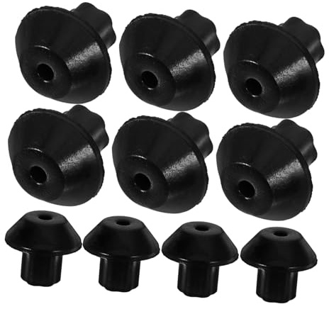 Sewroro 16pcs Gas Stove Rubber Feet Pads Non Slip Replacement Grate Supports for Enhanced Stability and Performance Easy Installation for Cooktops and Hobs