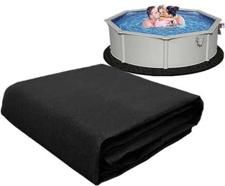 Above Ground Pool Mats, Black Pool Underlay, Ground Sheet and Protective Floor for Resorts, Leisure Villas and Hotels