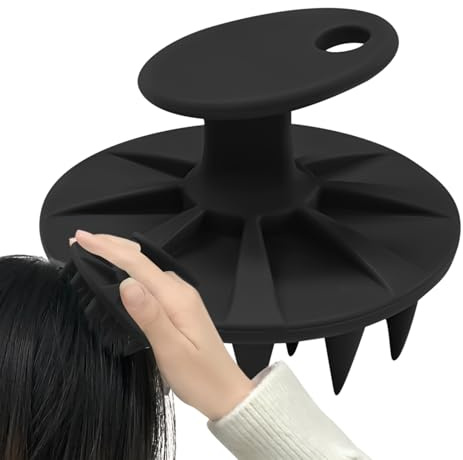 Exfoliante para el cuero cabelludo - Limpiador de masaje de cabeza de silicona, exfoliante de cabeza de limpieza profunda mujeres hombres ducha viaje regalo salón