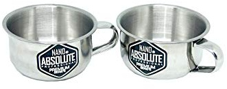 Barber Academy Metall Rasierschaumschüssel mit Griff - Henkel für Herren | Rasierschale | Shaving Bowl |Rasierschüssel | Nass-Rasur Tiegel | Friseur Rasierseifenschale | Kuaför Çelik Sakal Traş Tası |
