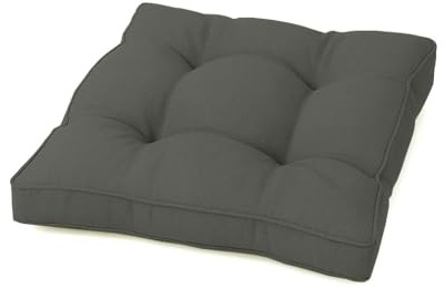 chilly pilley Cojín De Salón Cojines De Sillón De Ratán Tapicería De Ratán Conjunto De Salón De Ratán Cojín De Asiento Acolchado (cojín de Asiento 80x60x10, Gris)
