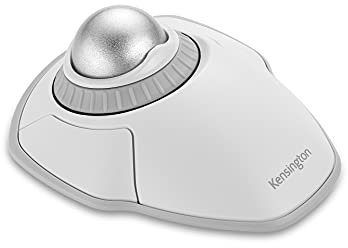 Kensington Orbit Wireless Trackball with Scroll Ring - White (K70991WW)