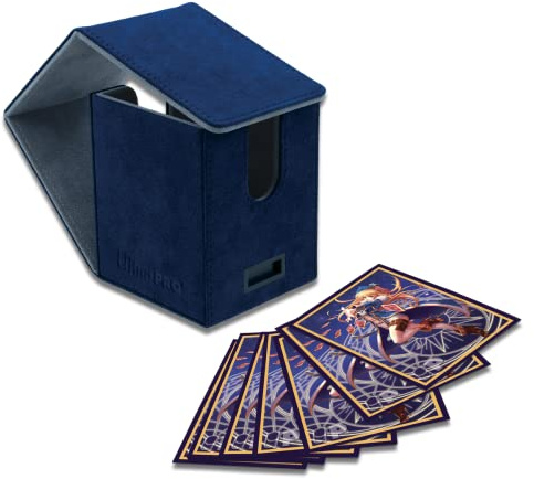 Ultra Pro - Vivid Deluxe Alcove Flip Deck Box - Blue
