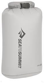 Sea to Summit - Ultra-SIL Dry Bag S 5L - wasserdichte Aufbewahrung - Rollverschluss & Patentierte Field Repair-Schnalle - Ultra-SIL-Gewebe - Wandern - 17.1x 15 x 30.8cm - Highrise Grey - 32g