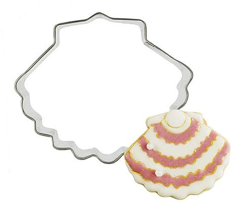 HEMOTON 6stücke Ausstechformen Aus Edelstahl in Muschelform Obstausstecher Für Backformen Backzubehör Für Zuhause Küche Und Bäckerei Rostfrei Und Langlebig