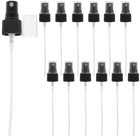 balacoo 20Pcs Portatile Profumo Spray Testa di Ricambio Nebbia Spruzzatore Pompa per Bottiglie Cosmetiche Da Viaggio Mini Spray Ugello Accessori