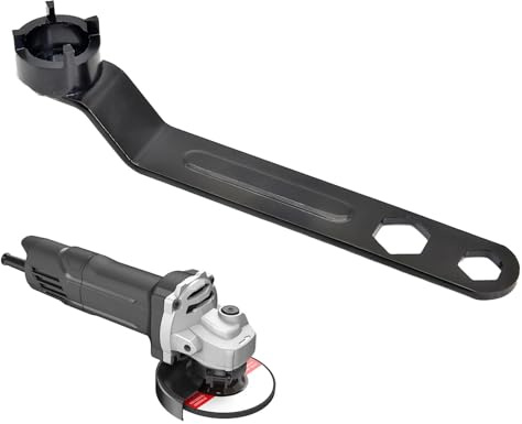 Angle Grinder Wrench Spanner | Pin Wrench 4 Claw | Angle Grinder Lock-Nut Pin Wrench, Portable Angle Grinder Flange Nut Spanner Tool for Grinders