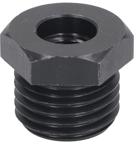 LOCADENCE Drehmaschinen-Spindelstock-Spindel-Adapter, 33 mm Außengewinde, 18 mm Innengewinde, 2,5 mm Steigung, Drehmaschinen-Spindel-Adapter, Drehfutter-Frontplatten-Adapter