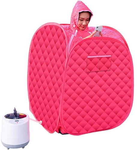 BESTXH Sauna De Vapor para Uso DoméStico, Tienda De CampañA para Sauna De Vapor Individual con Instrumento De FumigacióN De 3 L, Sauna De Vapor Plegable para Uso DoméStico