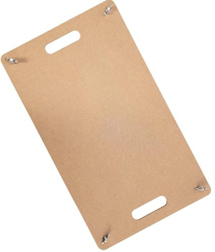 Estación de trabajo de arcilla de cerámica, tablero de arcilla portátil, tablero de cerámica con asa, compacto y cómodo, mango integrado, 28 x 15 cm, para mujeres y adultos de todas las edades