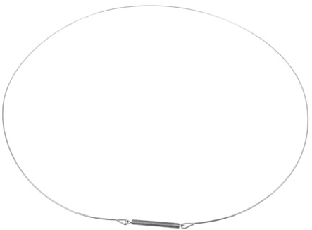 Joint de Porte pour Lave-linge, Anneau de Retenue en Acier Inoxydable 40cm | Argenté, Fabrication Précise et Fiable, pour Machine à Laver, Pièce de Rechange pour Soufflet de Porte