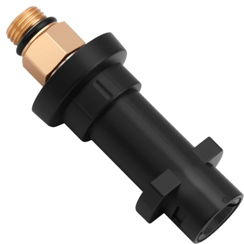 Ohling Pressure Washer Gun Adapter, 1/4'' Quick Connect Female Fitting and Male Thread Adapter, Snow Foam Lance Pot Head for Karcher K Series K2 K3 K4 K5 K6 K7 Car High Pressure Washer Machine