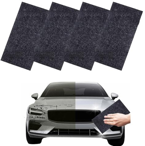 4 Stück Kratzer Entferner Auto, Nano Sparkle Tuch Car Scratch Remover. Mit Politur Auto Kratzer Entfernen Funktion, Repariert Leichte Kratzer, Ideal Für Lackpflege Alle Fahrzeugtypen