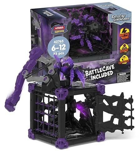schleich ELDRADOR | BattleCave araña Sombra 42765 | 33 Piezas