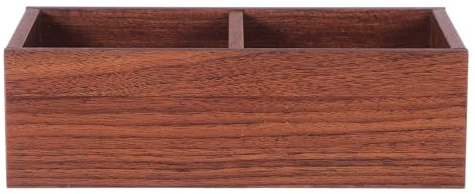 FOMIYES Organizzatore per Bustine di Zucchero e Tè da Viaggio in Legno Marrone Grande Capacità, Stile Minimalista e Design Elegante per Cucina e Piano di Lavoro