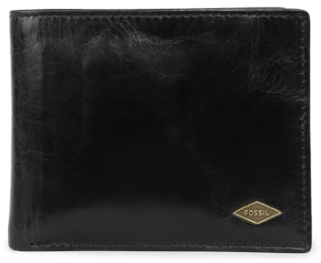 Fossil Herren Reisepasshülle Ryan aus Leder 12,4 cm L x 0,5 cm B x 8,9 cm H