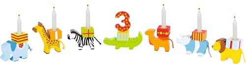 cama24com Geburtstagszug Tierkarawane von goki Kindergeburtstag Dekoration mit Palandi® Sticker