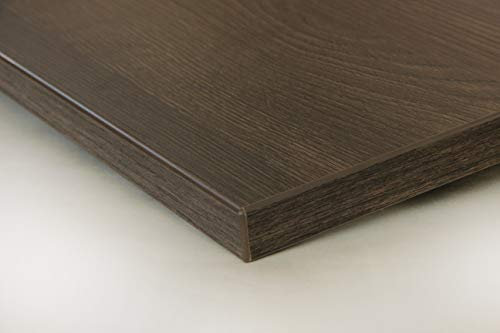 Schreibtischplatte 170x80 aus Holz DIY Schreibtisch direkt vom Hersteller vielseitig einsetzbar - Tischplatte Arbeitsplatte Werkbankplatte mit 125kg Belastbarkeit & Kratzfestigkeit - Noce Eiche