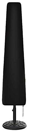 Garden Umbrella Cover UCARE Waterproof Parasol Cover Patio Banana Umbrella Cover with Zipper for 9ft-13ft Cantilever Outdoor Market Umbrellas Cover Black (78.7*11.8*19.7in)