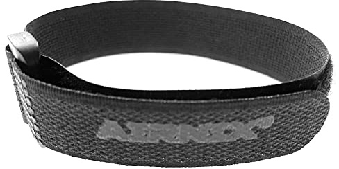 AIRNIX 20pc 12 x .75 (9.5” useable) Hook and Loop Nylon Cinch Straps with Plastic Buckle, Reusable Fastening, Securing, Cable Straps