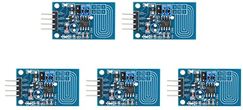 5st PWM Control LED Dimmer Switch 2.4-5V Kapacitiv Touch Dimmer Module PWM Touch Dimmer Board för Light Strip, Inomhus Bordslampa, LED Lighting Dimming