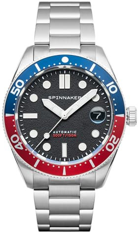 Spinnaker Herren 40mm Croft Mid Size Automatik Elemental Uhr mit Edelstahlarmband SP-5100-11