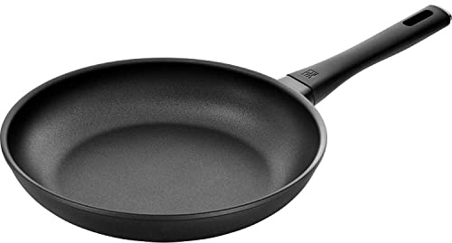 ZWILLING Shine - Padella rotonda in alluminio, 28 cm, con rivestimento antiaderente, colore: Nero