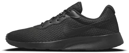 NIKE Men's Tanjun Sneaker, Black Black Barely Volt, 8 UK