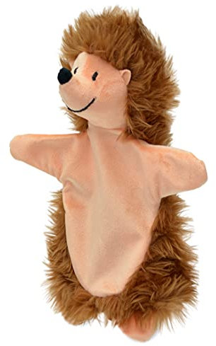 Handpuppe Tierhandpuppen Igel 30 cm, Zoo Farm Cartoon Tierfigur theatrepuppe Handspielpuppe, für Kinder Baby Jungen Mädchen