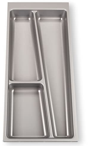 SOTOOLS KÖNIG Besteckkasten II, Silbergrau, 30er Korpus, Breite: 205 mm | Besteckkasten für 30er Korpus.