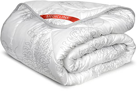 AIO Couette pour Toute l'année, Microfibre imprimée Fil piqué 160x200 cm