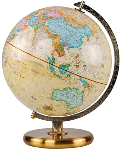 3D-geprägter Globus, Weltkugel im maßstabsgetreuen Design, zweisprachiger Erdglobus auf Chinesisch und Englisch für Schule/Zuhause/Büro. Geografischer Globus