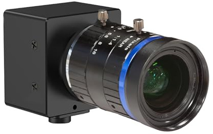 Arducam USB 3.0 Camera, 120fps High-Speed Camera, 20MP Webcam with 60°(D) 16mm C-Mount Lens and Metal Case, Compatible with Windows and Linux OS