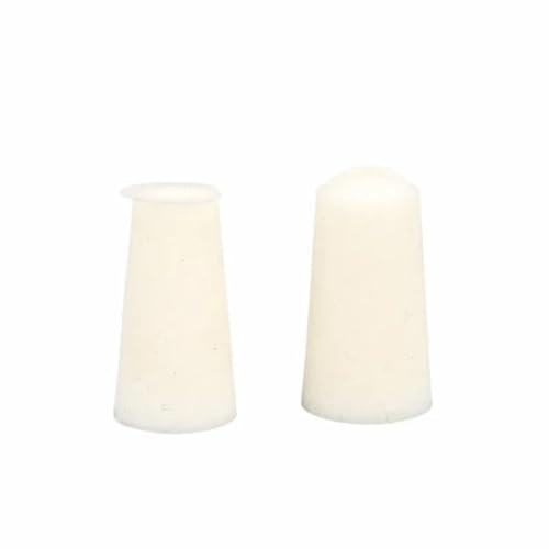 Silikonschaumstopfen mit Sandkern, Durchmesser 17 mm – 22 mm, kleine Flaschenstopfen, geeignet for 20 mm Reagenzgläser, 50 Stück