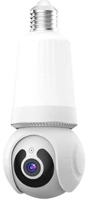 Telecamere per la sicurezza domestica Lampadina for interni Telecamera IP Visione notturna a colori Visione notturna automatica Monitor di sicurezza wireless CCTV intelligente con supporto E27 con vis