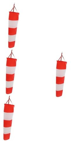 BESPORTBLE 4stücke Windsock Garten Deko Reflektierende Windrichtungsflagge Wasserdichtem Oxford Außenbereich Und Gartenverschönerung Robust Und Langlebig