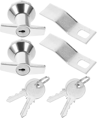 Gadpiparty Aluminium Alloy Cabinet Lock with Keys – Secure Drawer & File Cabinet – Replacement Camper/Electrical Panel – Anti-Theft Desk & Mailbox Lock (Pack of 1)