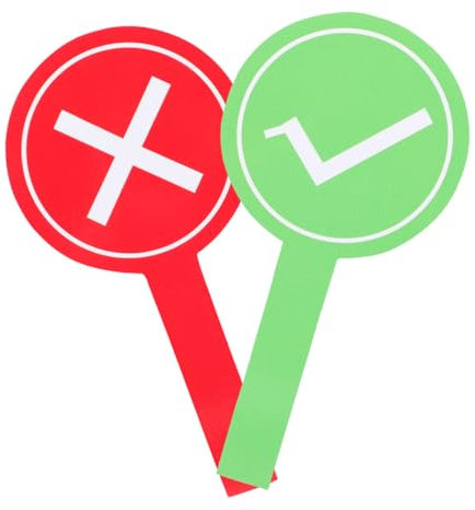 ibasenice 2stücke Doppelseitige Hand-paddel True False Voting-schilder Für Schule Event Spielrunde Beidseitig Beschreibbare Whiteboard-handzeichen Für Junge Mädchen Spielshows Und Veranstalt