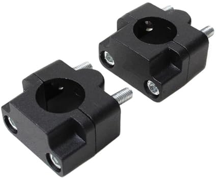 Guidon Kit Riser Adaptateur De Montage De Pince Montage Barre De Graisse Pour Guidon Moto Accessoires Universels De Guidon De 22 Mm 28 Mm Pince Rehaussement Guidon(28 Mm)