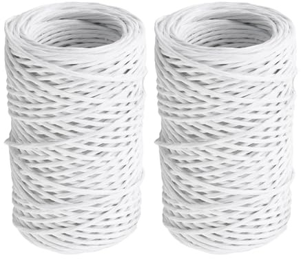 DIYEAH 2rolls Floral Vine Wire Craft Band Twine Rustic for Weddings Flower Bouquet Wreath Making and Wrapping Gardening Binding Wire