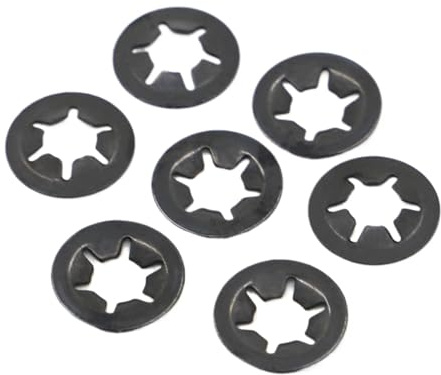 arandelas de seguridad dentadas, 10/50 piezas M2-M12 arandelas de fijación a presión(M3 50pcs)