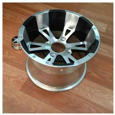 2 Stück passend Fit for 12-Zoll-Aluminiumlegierungsräder. Kann mit einem 12-Zoll-Niederdruckreifen/Offroad-Reifen ausgestattet Werden.