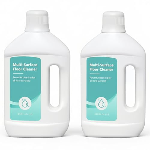 Bodenreiniger für Mehrflächen, 2 x 1000ml, Kompatibel mit Dreame Saugroboter Wischroboter X50 Ultra/L40 Ultra/X40 Ultra/L10s Ultra, Schnelltrocknend Streifenfrei Frischer Duft