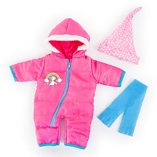 Bayer Design 84681AA Puppenkleidung, Puppenoutfit, mehrteile Puppenanziehsachen, Winterset, Puppenzubehör